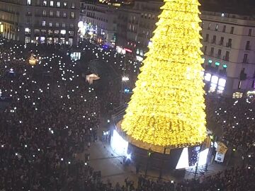 Encendido de las luces en Madrid