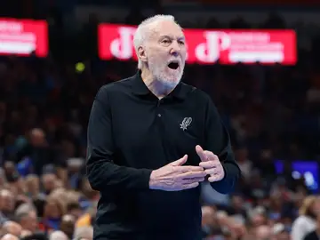 Gregg Popovich, en un partido de los San Antonio Spurs Gregg Popovich, en un partido de los San Antonio Spurs