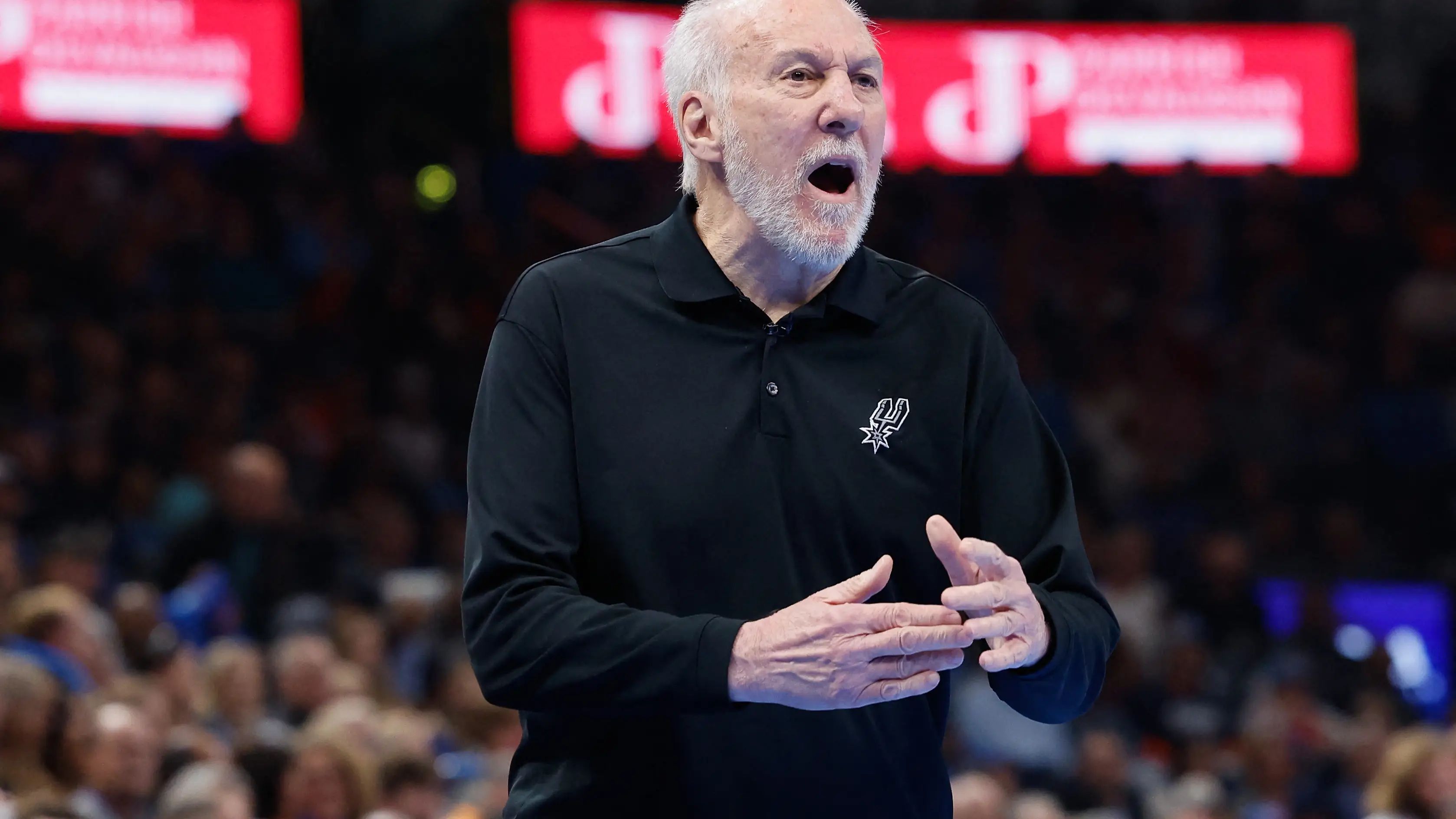 Gregg Popovich, en un partido de los San Antonio Spurs Gregg Popovich, en un partido de los San Antonio Spurs