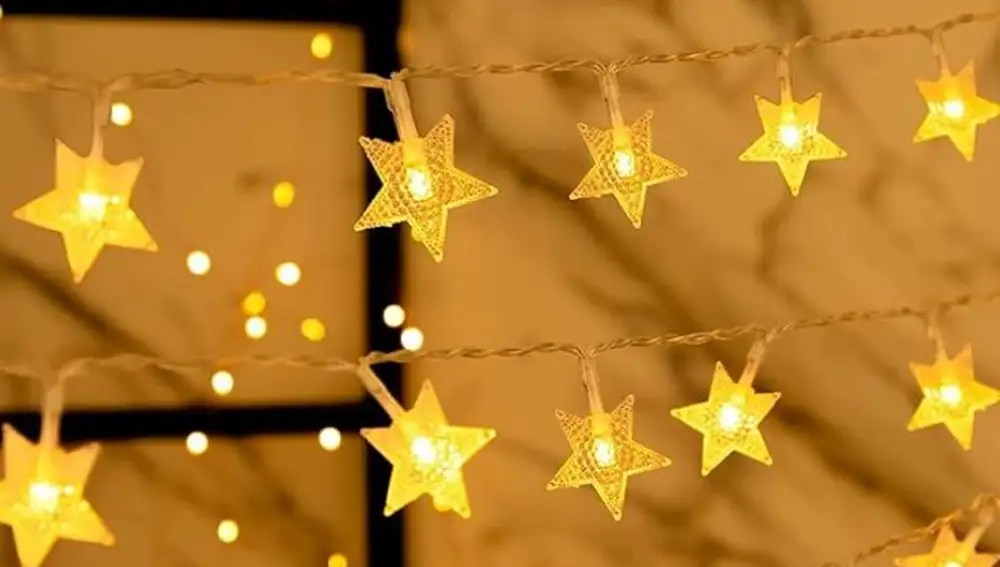 Luces de Navidad con forma de estrella