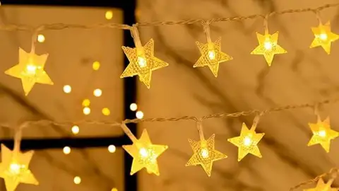 Luces de Navidad con forma de estrella Luces de Navidad con forma de estrella