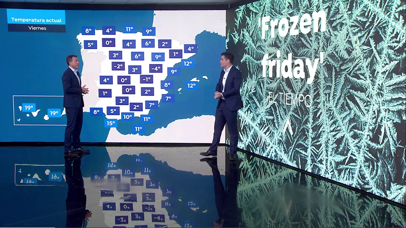La previsión de César Gonzalo. La previsión de César Gonzalo.