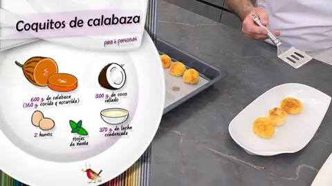 Ingredientes Coquitos de calabaza Ingredientes Coquitos de calabaza