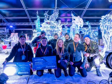 Las mejores esculturas del II International Ice Festival Las mejores esculturas del II International Ice Festival
