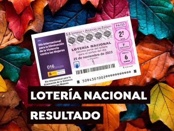 Sorteo Lotería Nacional: Comprobar décimo de hoy sábado 25 de noviembre, en directo