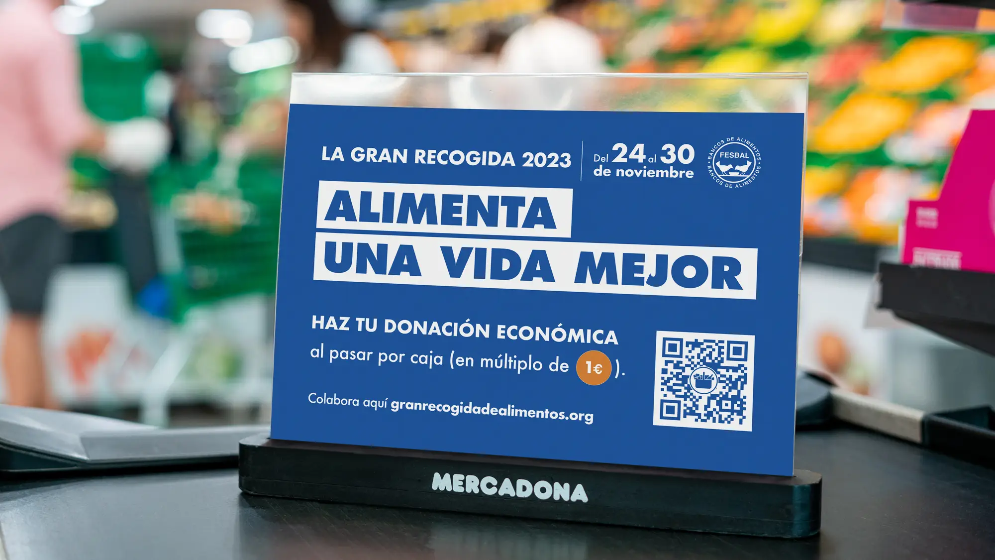 Mercadona se une a la Gran Recogida de Alimentos 2023
