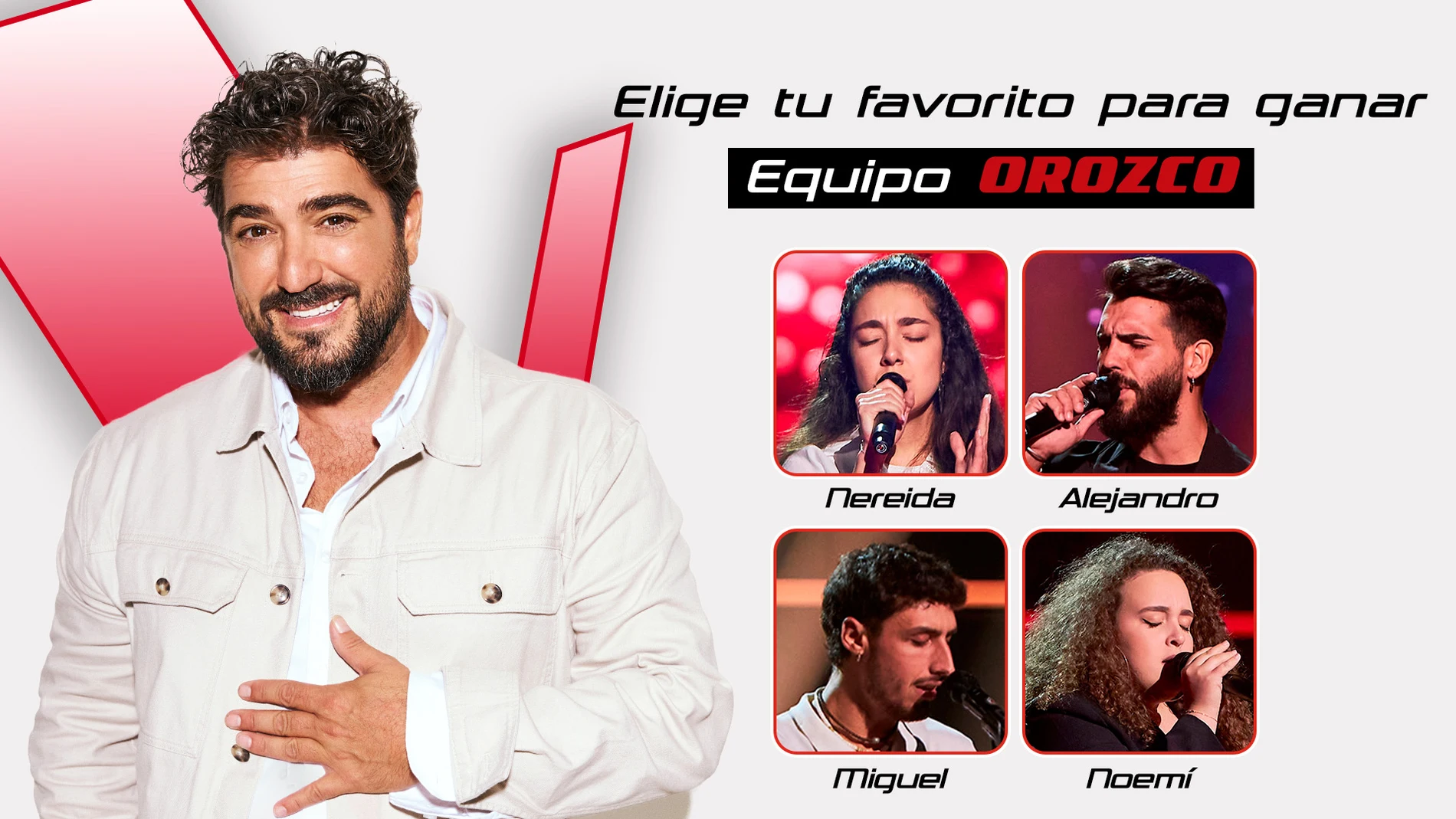 Esta noche, tú eliges: vota a tu talent favorito del equipo de Antonio Orozco en La Voz
