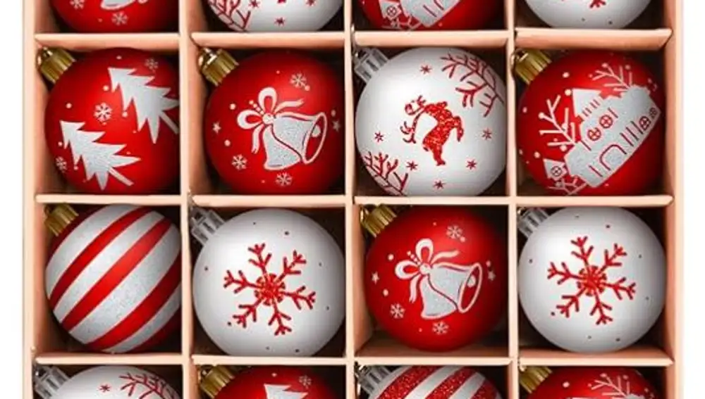 Conjunto de bolas de Navidad