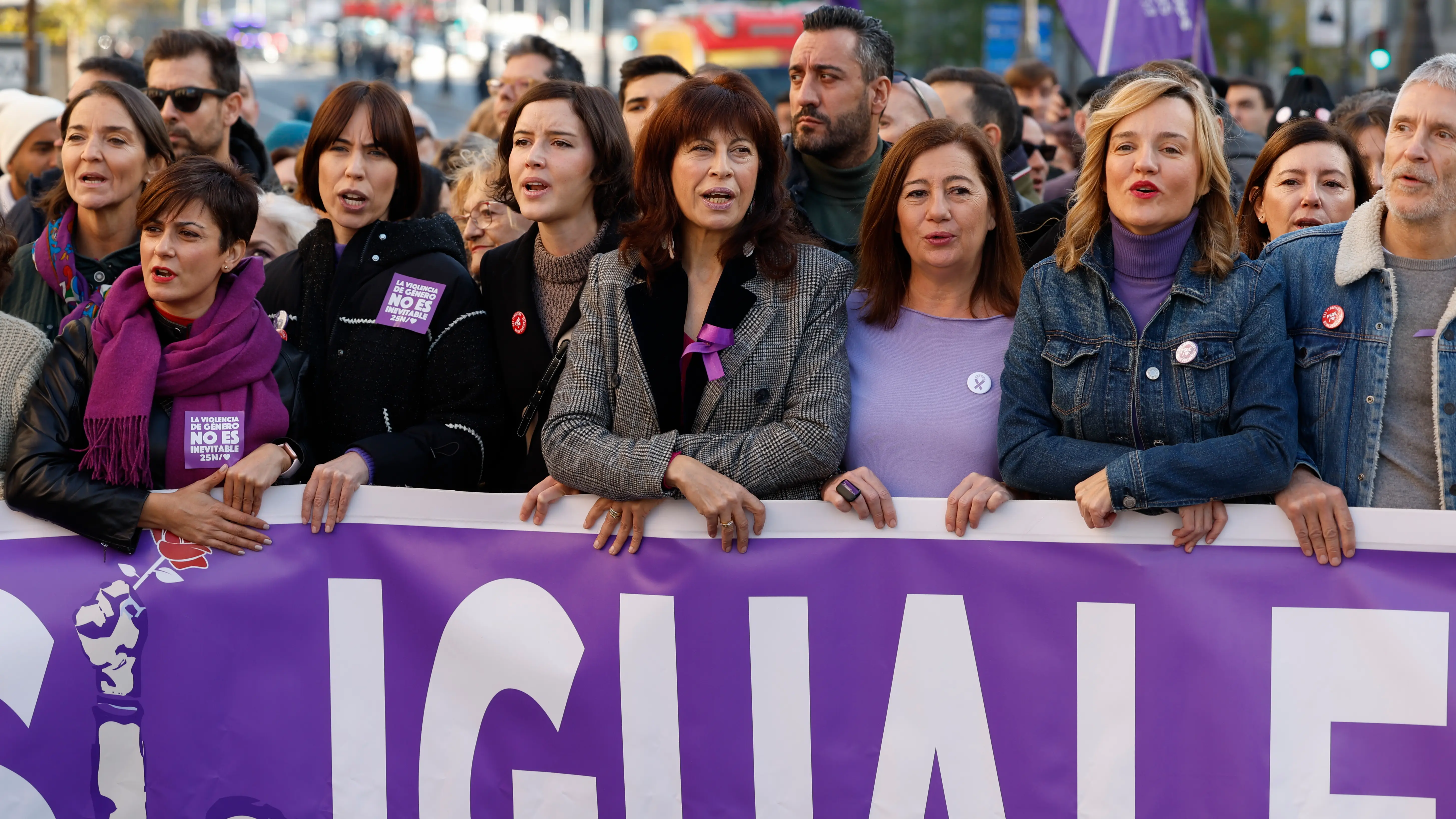 Imagen de la manifestación en Madrid por el 25N Imagen de la manifestación en Madrid por el 25N