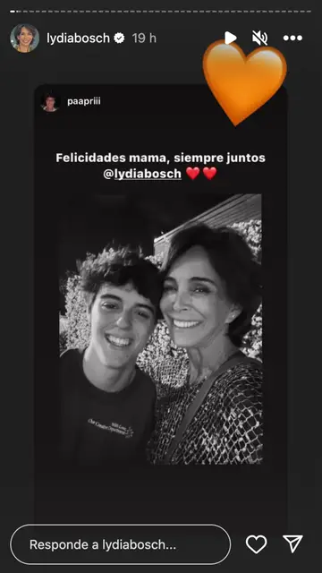 Juan, hijo de Lydia Bosch, felicita a la presentadora por su 60 cumpleaños Juan, hijo de Lydia Bosch, felicita a la presentadora por su 60 cumpleaños