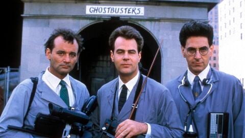 Bill Murray, Dan Akroyd, Harold Ramis en Cazafantasmas