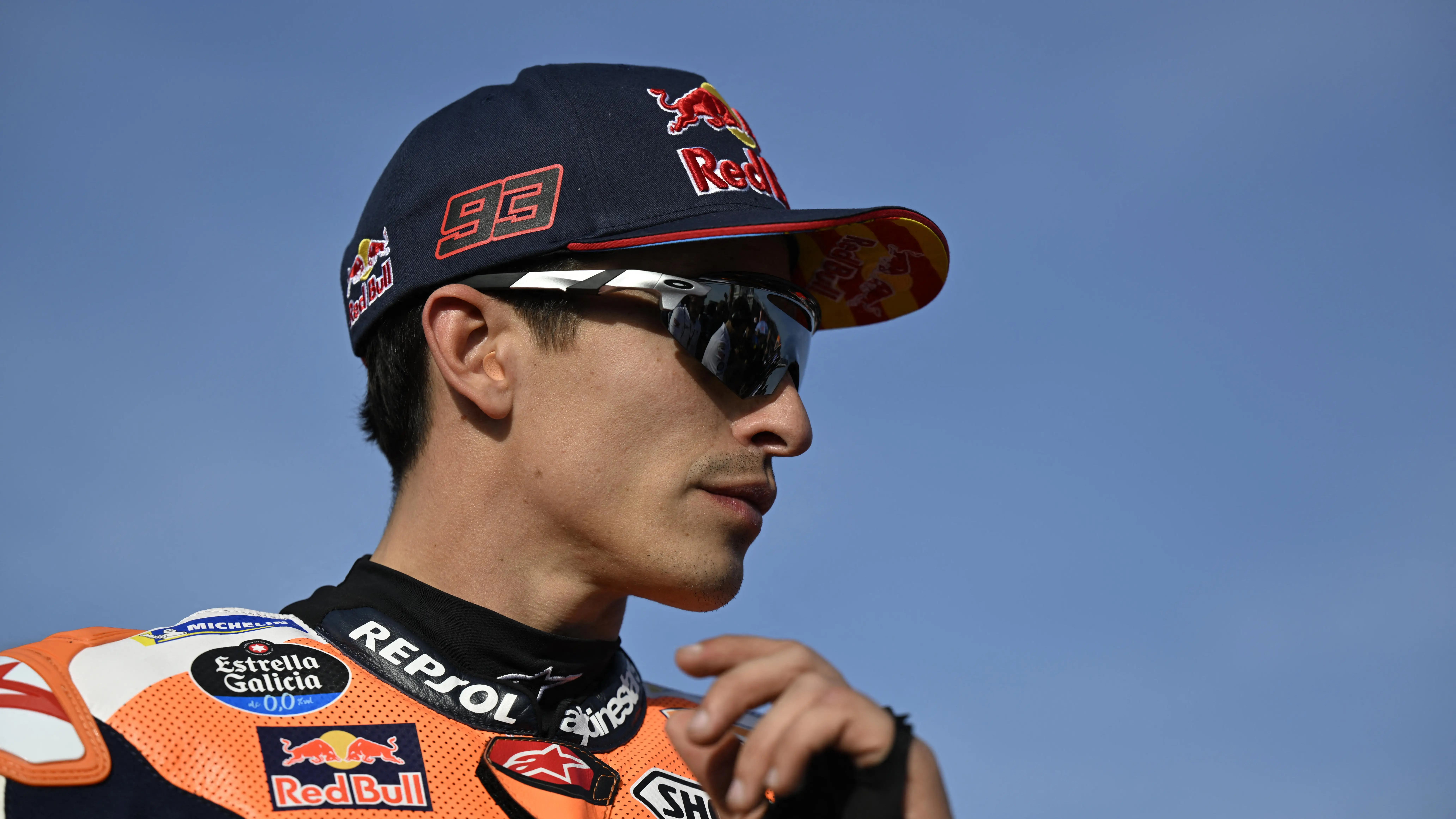 Marc M&aacute;rquez, en el trazado de Cheste