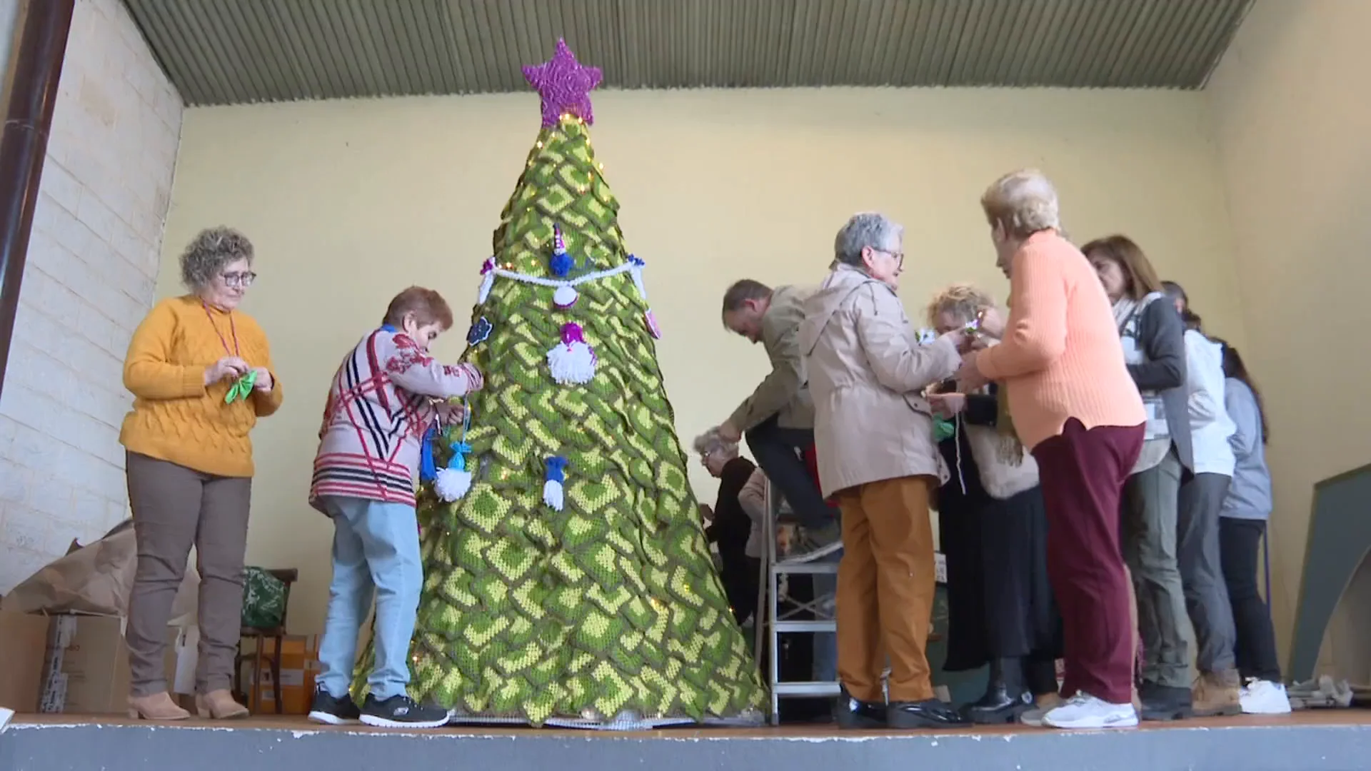 El &aacute;rbol de Navidad de Castronuevo de los Arcos
