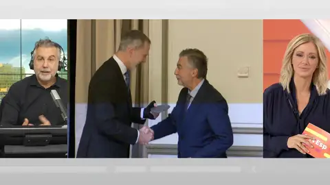 Carlos Alsina en Espejo Público. Carlos Alsina en Espejo Público.