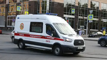 Ambulancia de los servicios de emergencias de Ucrania. Foto de archivo.