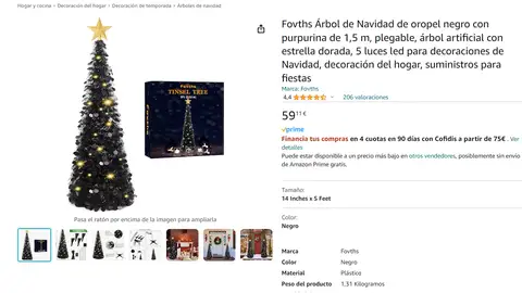 Árbol de Navidad plegable Árbol de Navidad plegable