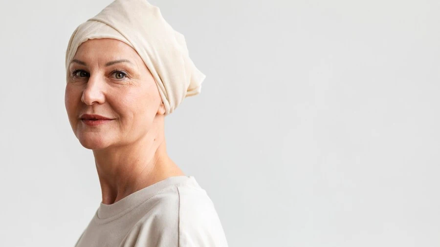 Mujer con cáncer Mujer con cáncer