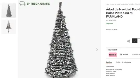 Árbol de Navidad plegable Árbol de Navidad plegable