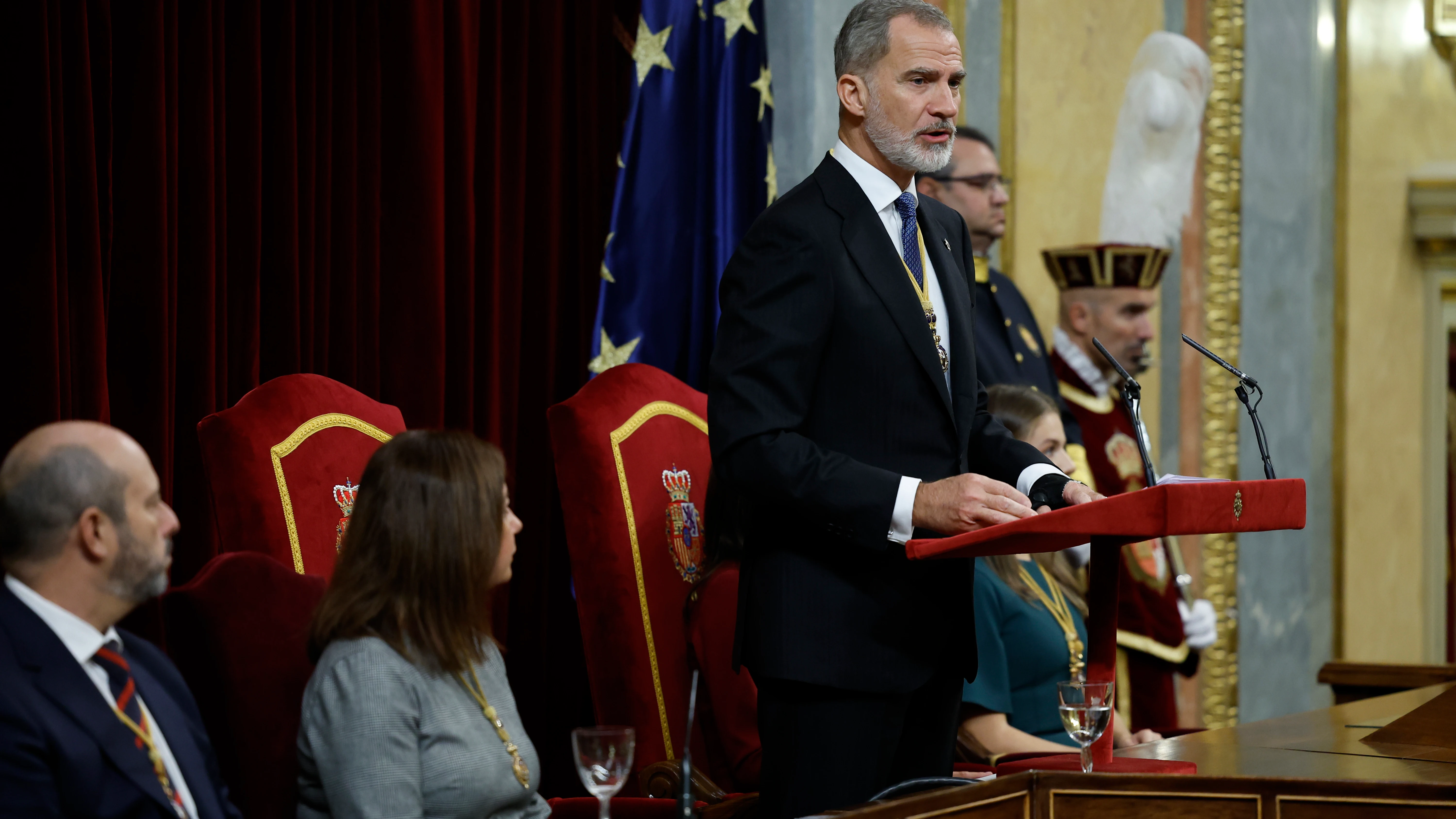 El Rey Felipe VI en la apertura de las Cortes El Rey Felipe VI en la apertura de las Cortes