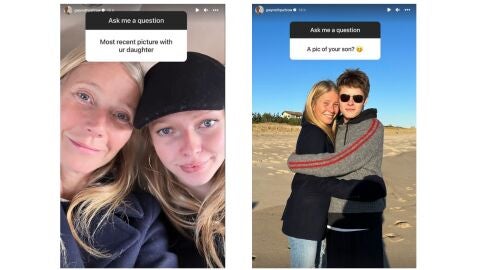 Gwyneth Paltrow con sus hijos
