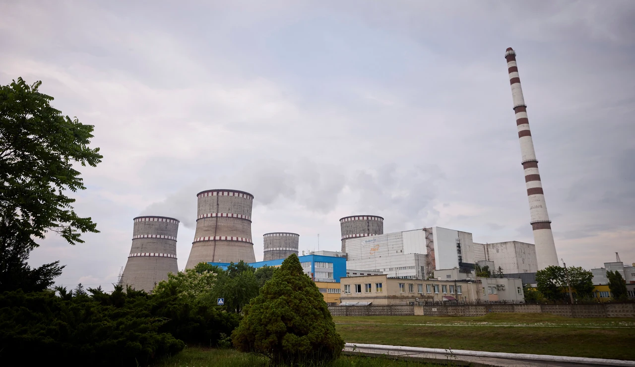 Imagen de archivo de la central nuclear ucraniana de Rivne.