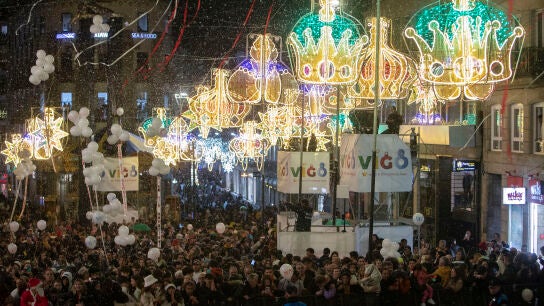 Encendido de las luces de Navidad en Vigo 