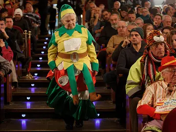 Disfraces vistos en el sorteo de la Lotería de Navidad Disfraces vistos en el sorteo de la Lotería de Navidad