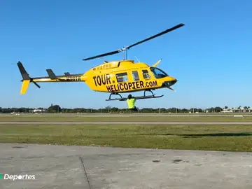 El nuevo récord Guinness de Alejandro Soler: ¡26 dominadas colgado de la pata de un helicóptero!
