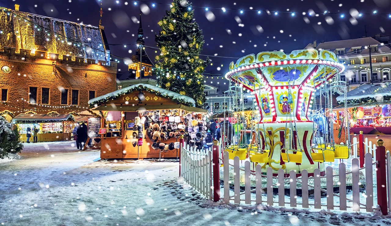 Mercadillo de Navidad de Tallin en Estonia