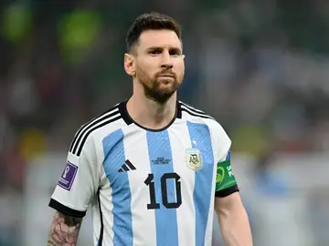 Leo Messi en un partido de Argentina en el Mundial de Catar 2022 Leo Messi en un partido de Argentina en el Mundial de Catar 2022
