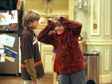 Dylan y Cole Sprouse como Zack y Cody Dylan y Cole Sprouse como Zack y Cody
