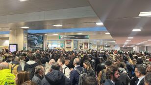 Colapso en Chamartin