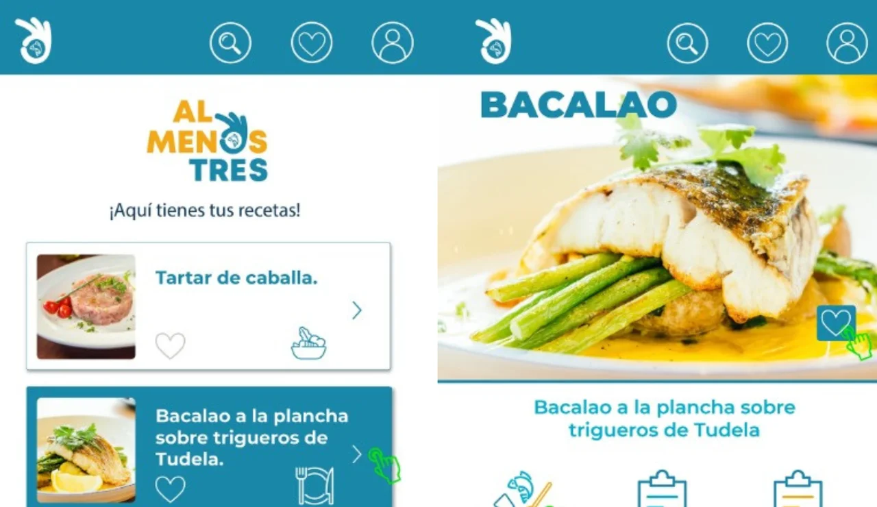 Galicia potencia la dieta atlántica a través de la app 'Al menos tres'