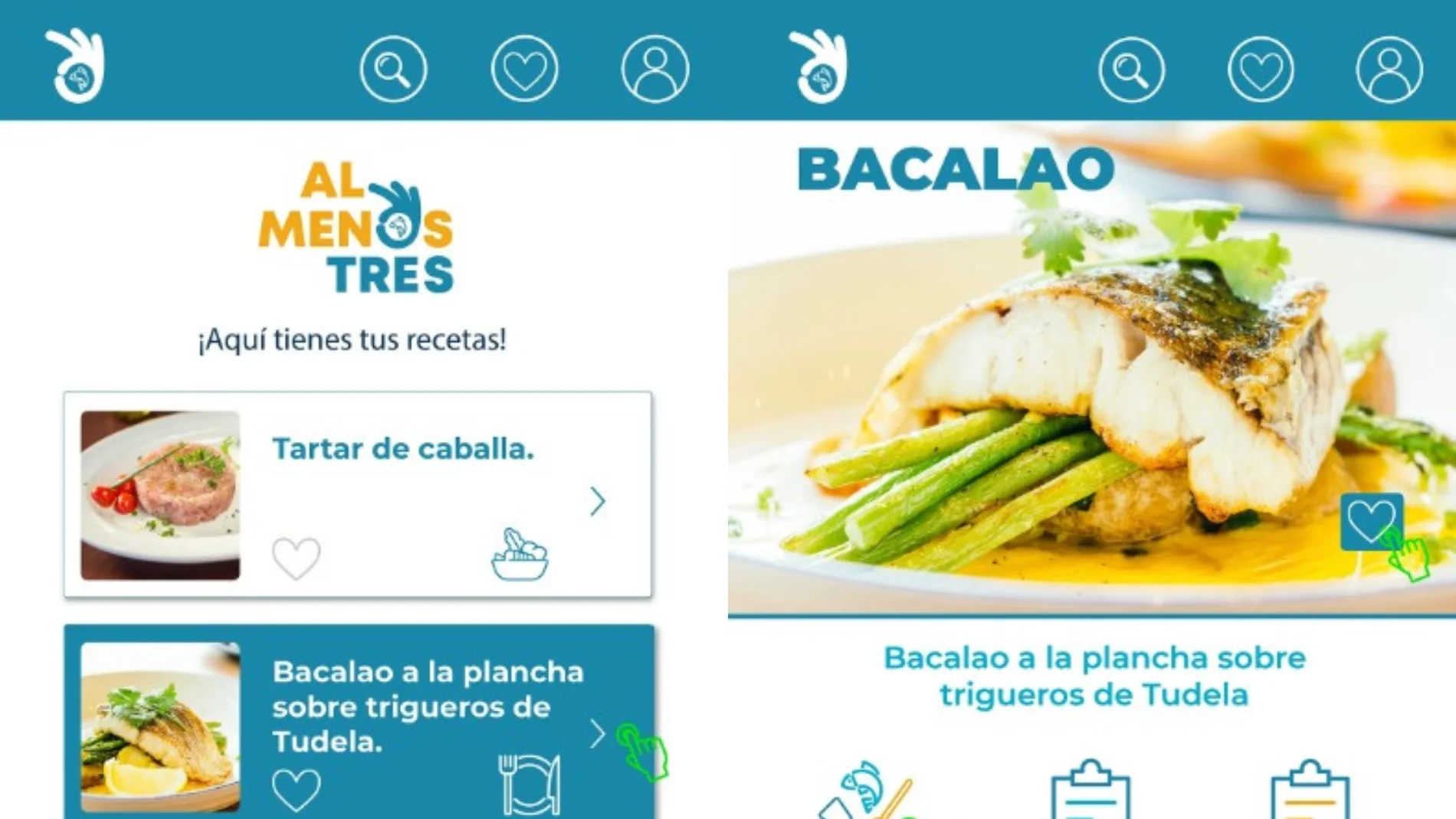 Galicia potencia la dieta atlántica a través de la app &#39;Al menos tres&#39;