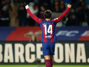 Joao Félix celebra el gol ante el Atlético (1-0) Joao Félix celebra el gol ante el Atlético (1-0)