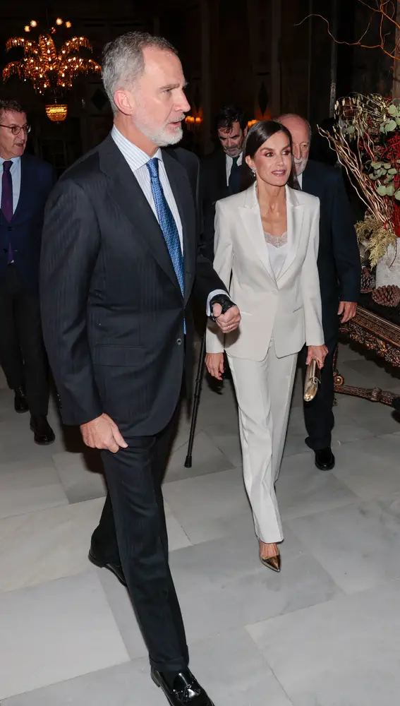 Los reyes Felipe y Letizia en un evento en Madrid