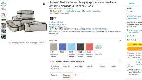 Organizador maleta Organizador maleta