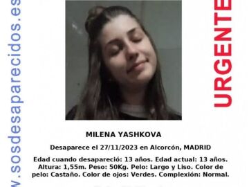 Desaparece una chica ucraniana de 13 años en Alcorcón