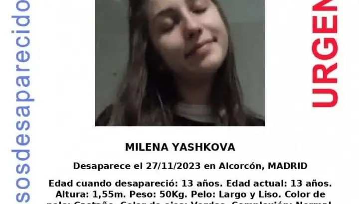 Desaparece una chica ucraniana de 13 años en Alcorcón Desaparece una chica ucraniana de 13 años en Alcorcón