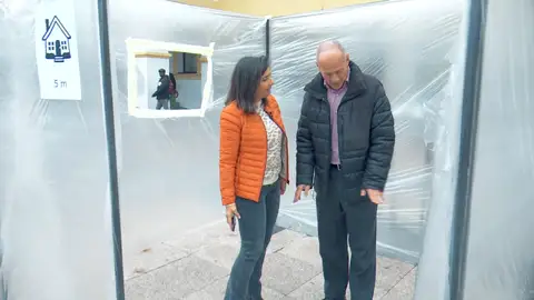 Vivienda de 5m2 recreada en la calle Vivienda de 5m2 recreada en la calle