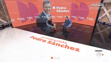 Pedro Sánchez comenta algunos pasajes de su último libro, 'Tierra firme'
