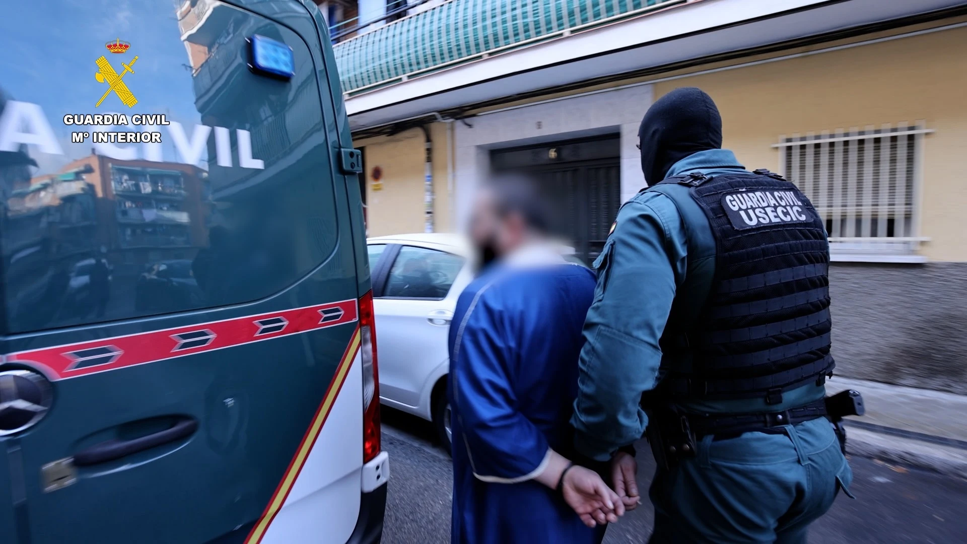 Imagen de la detenci&oacute;n del profesor