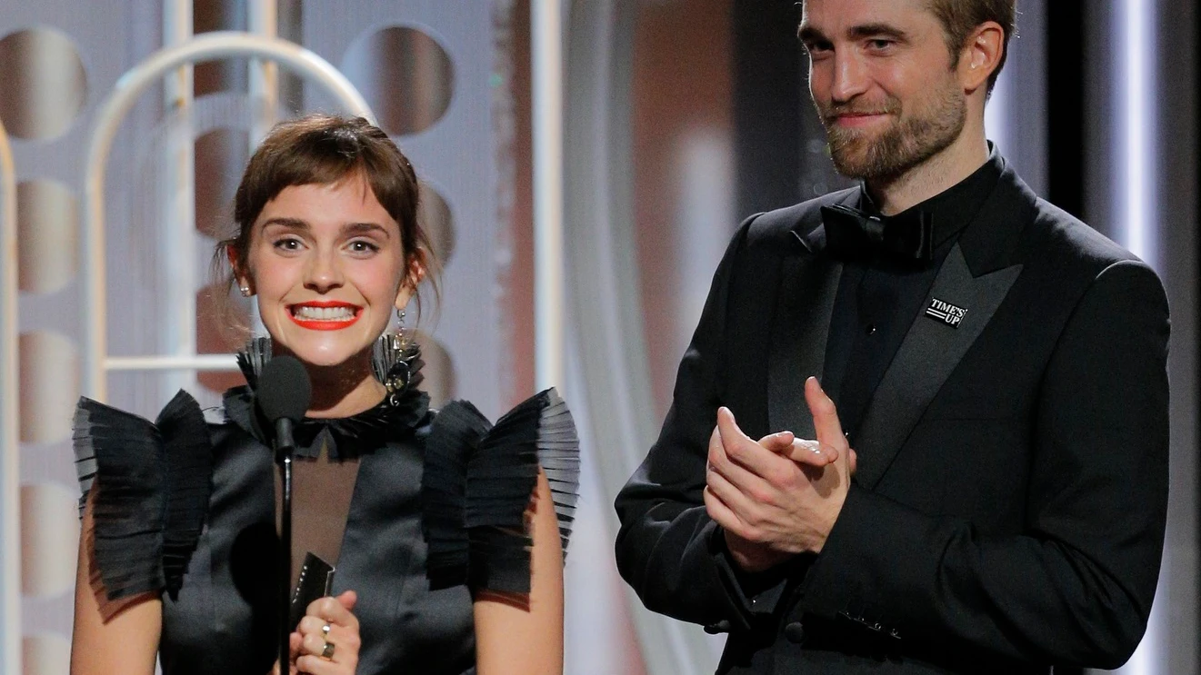 Emma Watson y Robert Pattinson se reencuentran en los Globos de Oro Emma Watson y Robert Pattinson se reencuentran en los Globos de Oro