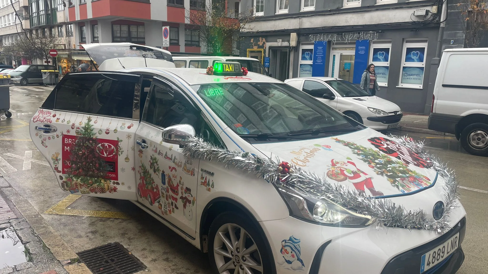 El taxi navideño de Any El taxi navideño de Any
