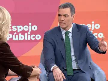Pedro Sánchez, en Espejo Público con Susanna Griso