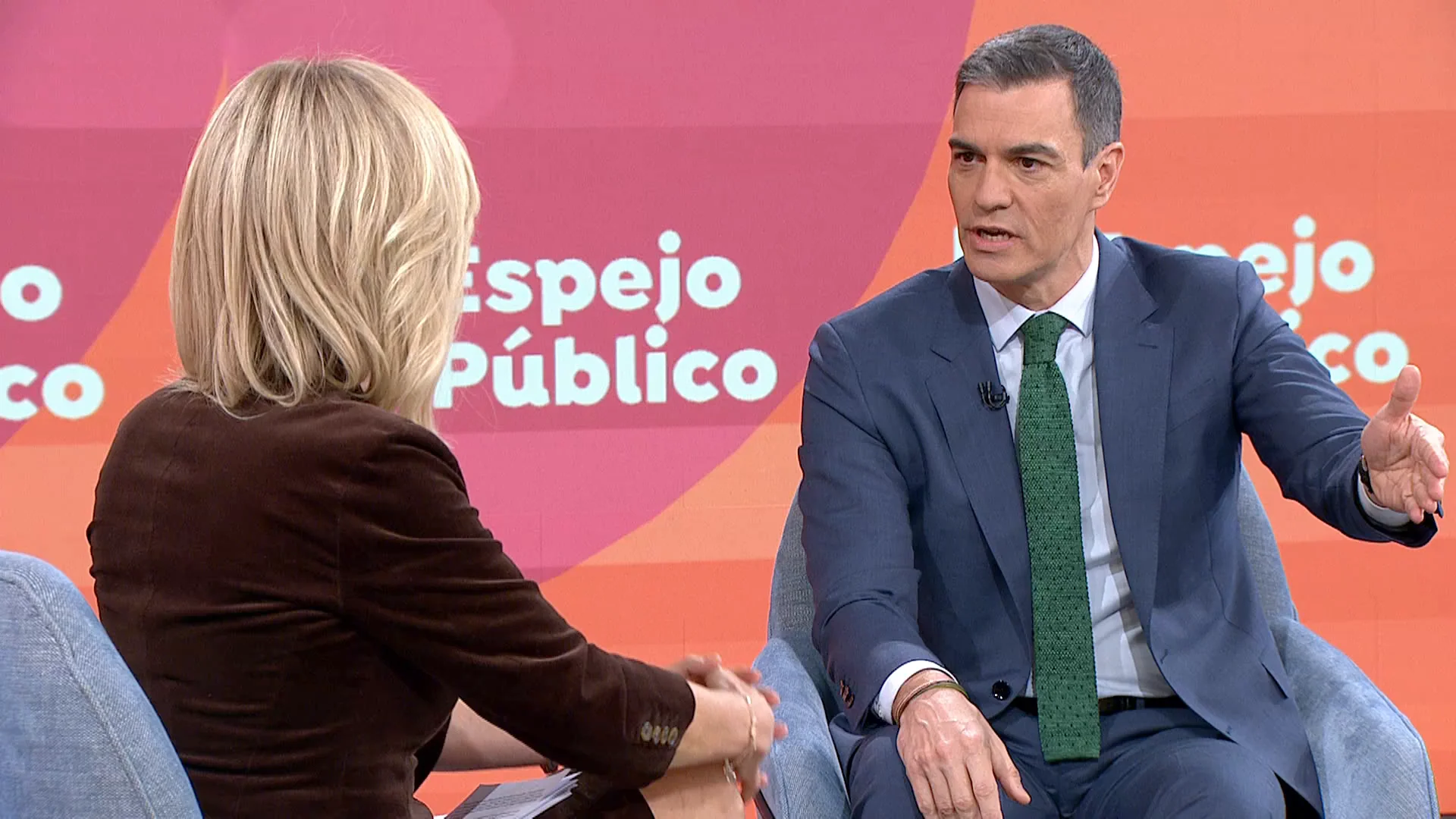 Pedro Sánchez, en Espejo Público con Susanna Griso Pedro Sánchez, en Espejo Público con Susanna Griso