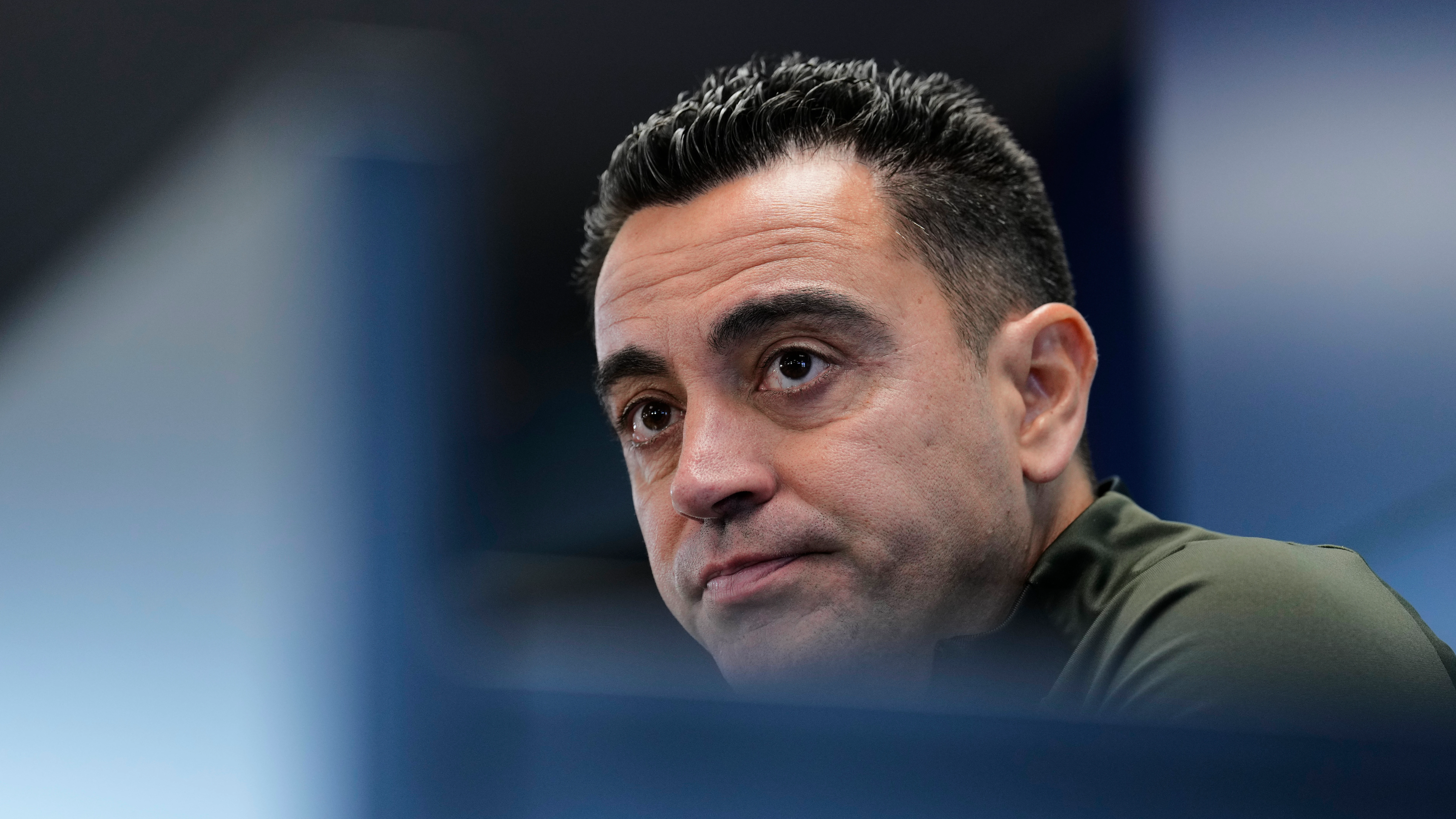 Xavi Hernández, en rueda de prensa Xavi Hernández, en rueda de prensa