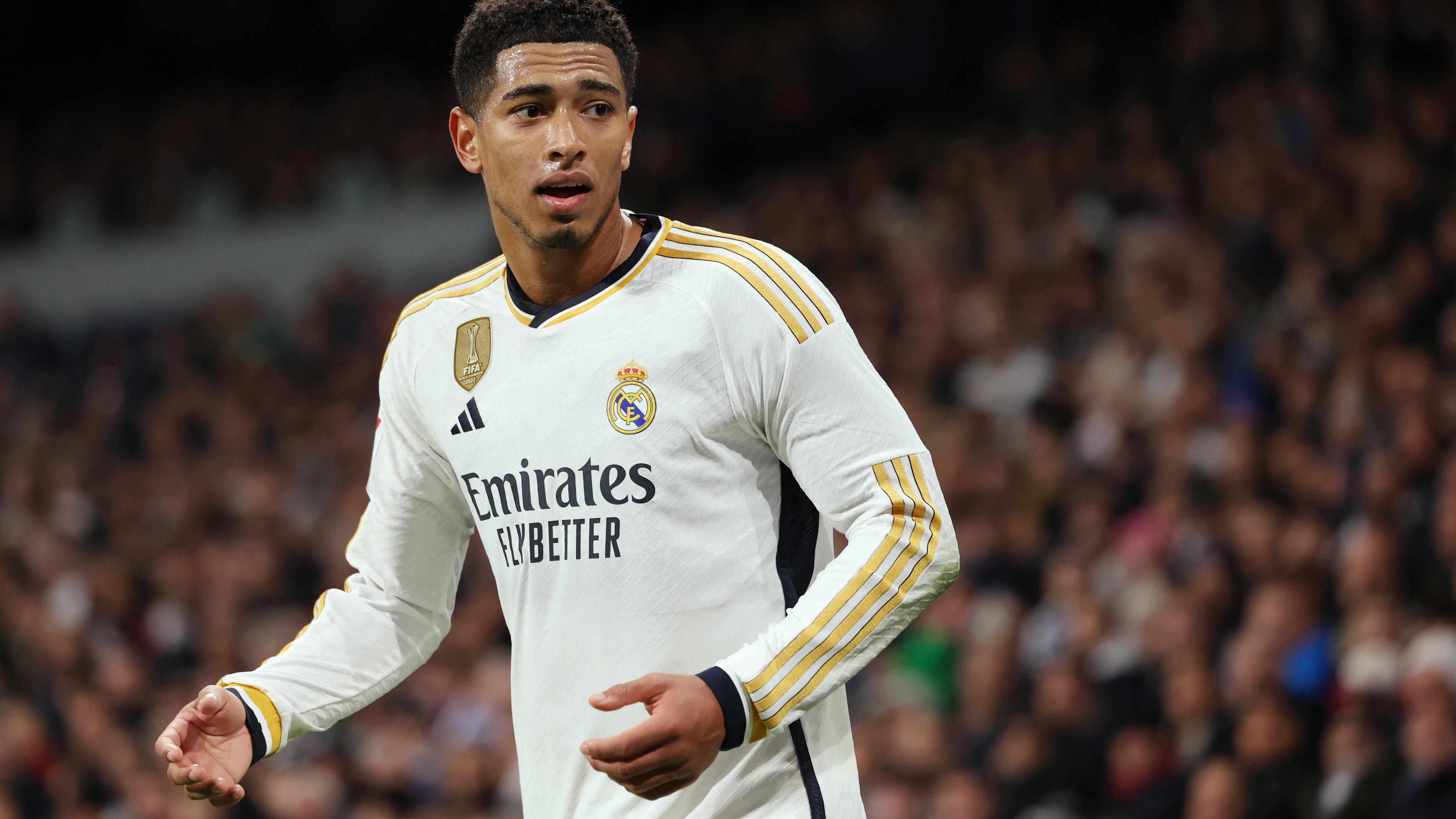 Jude Bellingham, en un partido del Real Madrid Jude Bellingham, en un partido del Real Madrid