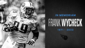 Frank Wycheck, leyenda de los Tennessee Titans de la NFL