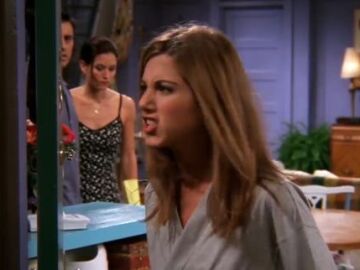 Rachel en el momento de Friends de "SÍ tiene importancia"